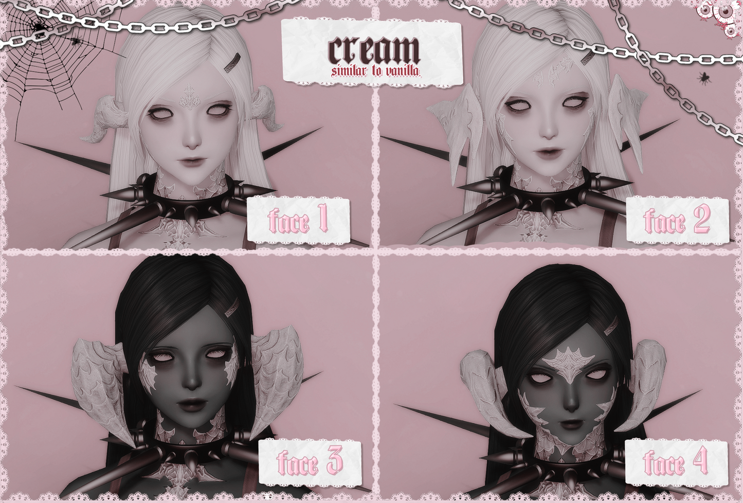 「7.0」(hyper) insomnie — makeup for Marie sculpt + every female