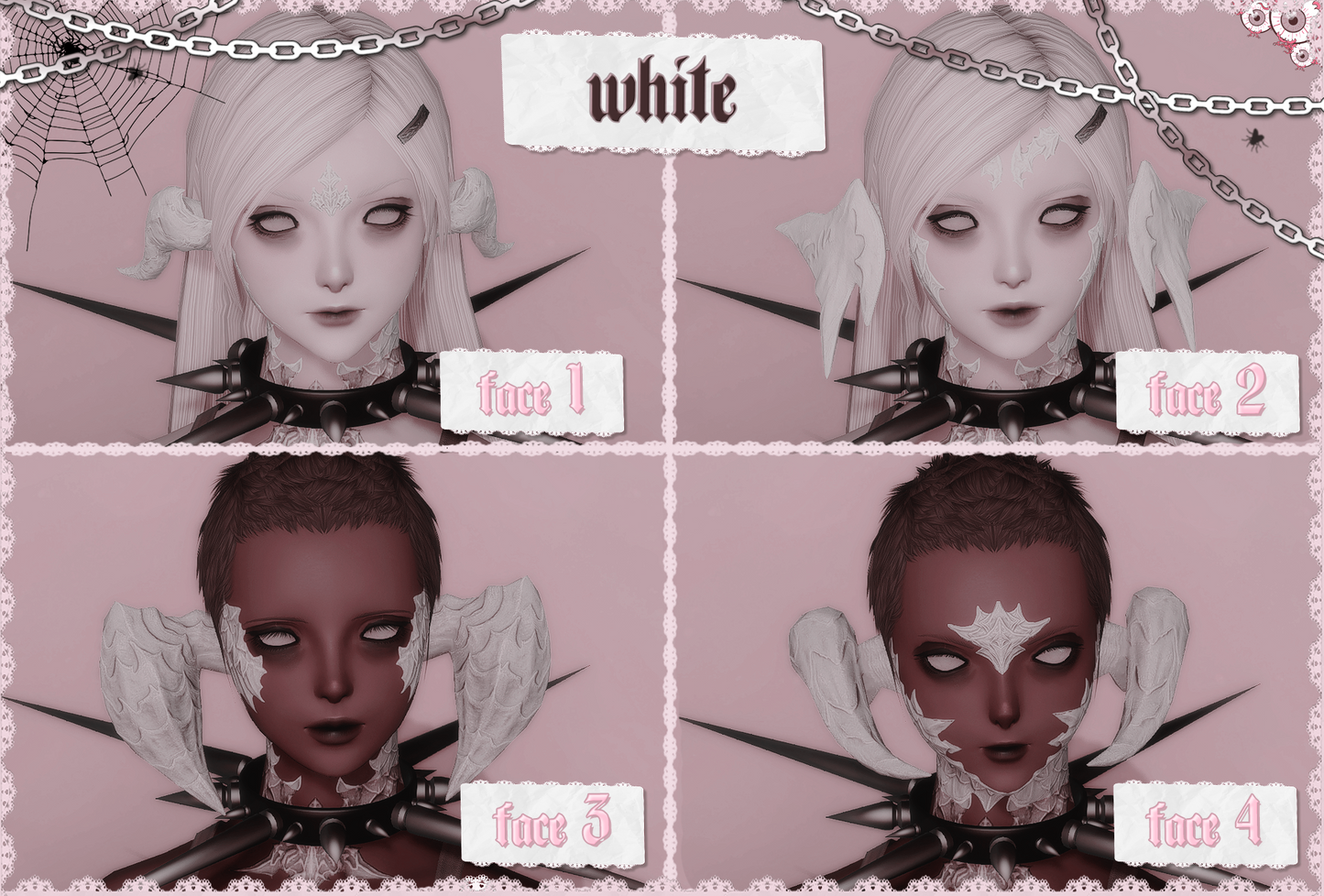 「7.0」(hyper) insomnie — makeup for Marie sculpt + every female