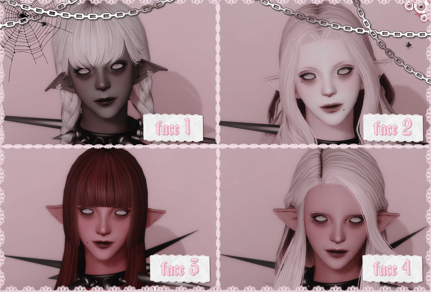 「7.0」(hyper) insomnie — makeup for Marie sculpt + every female