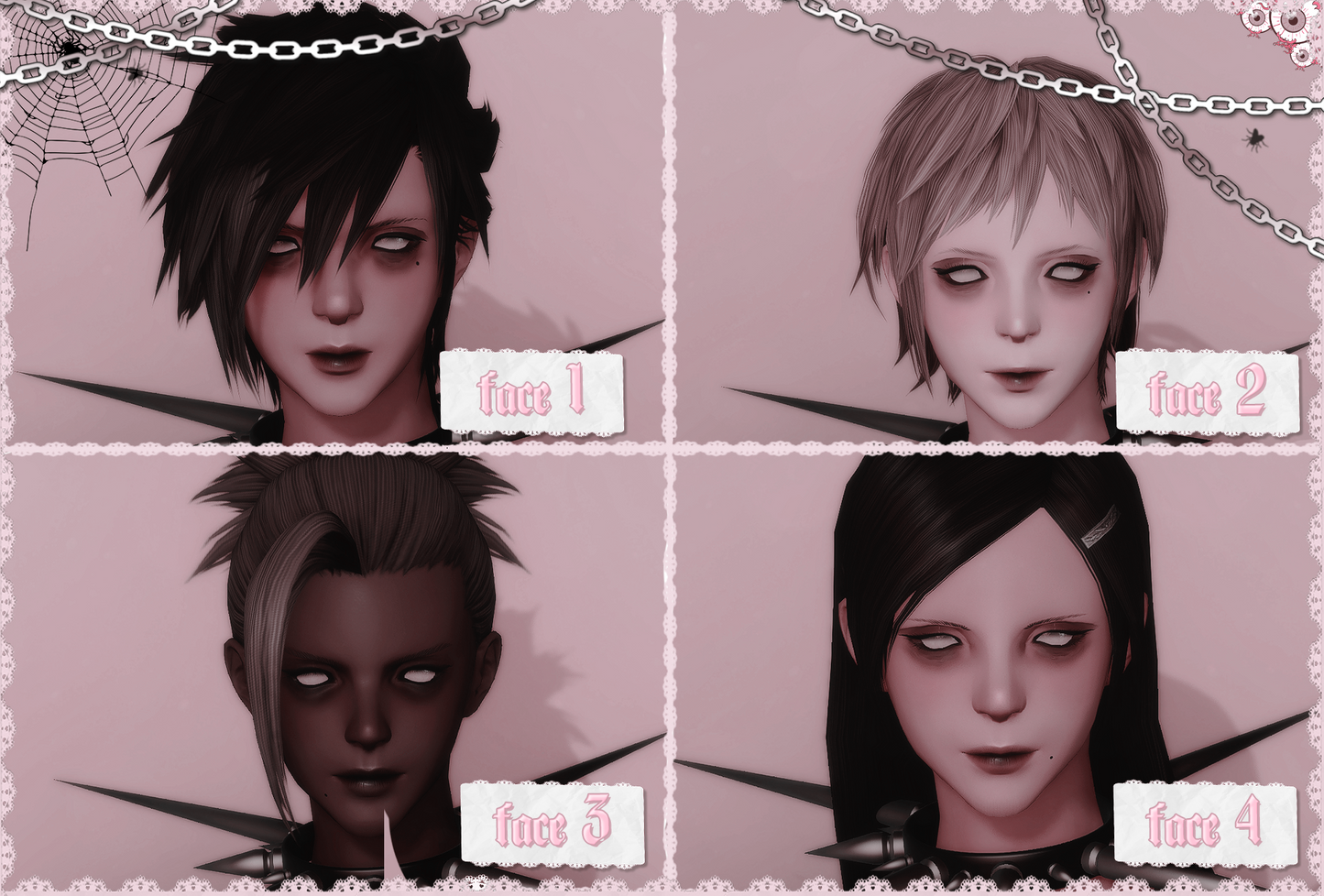 「7.0」(hyper) insomnie — makeup for Marie sculpt + every female