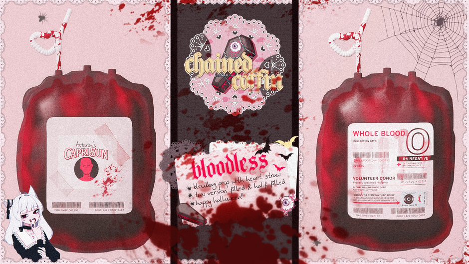 bloodless — bloodbag prop