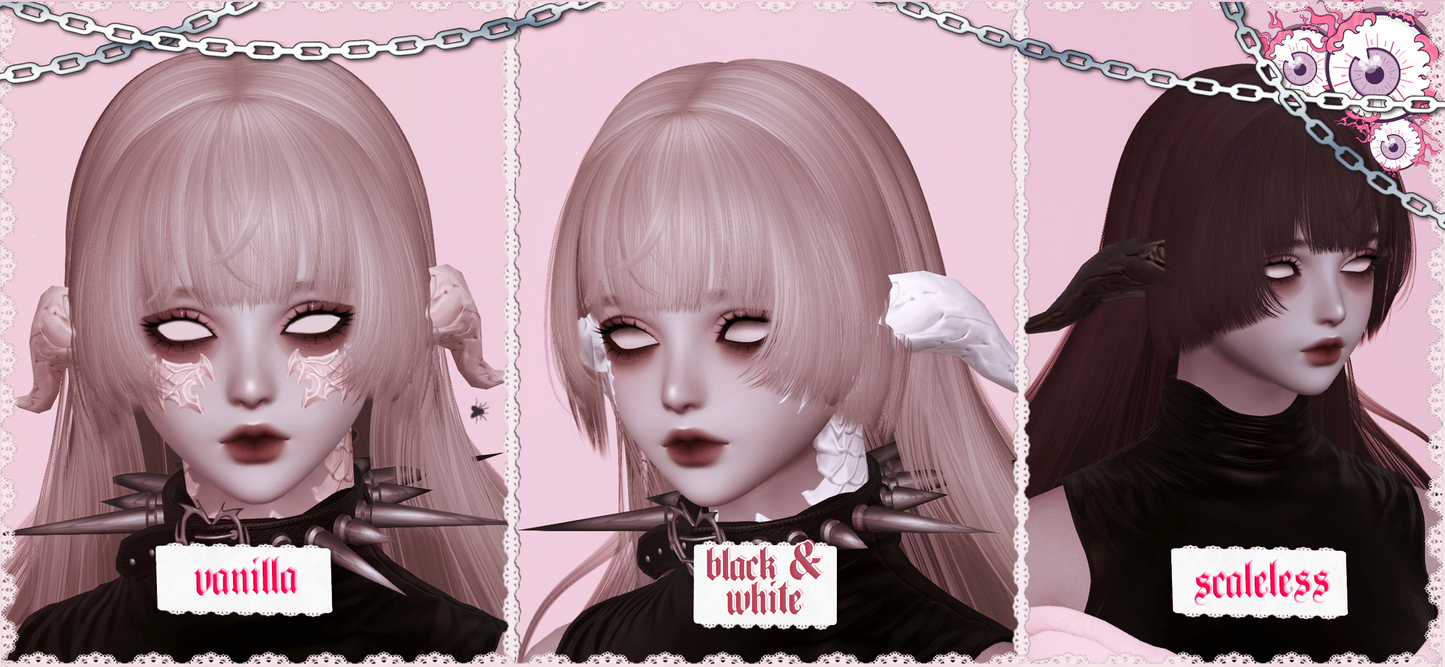 「7.0」(hyper) insomnie — makeup for Marie sculpt + every female