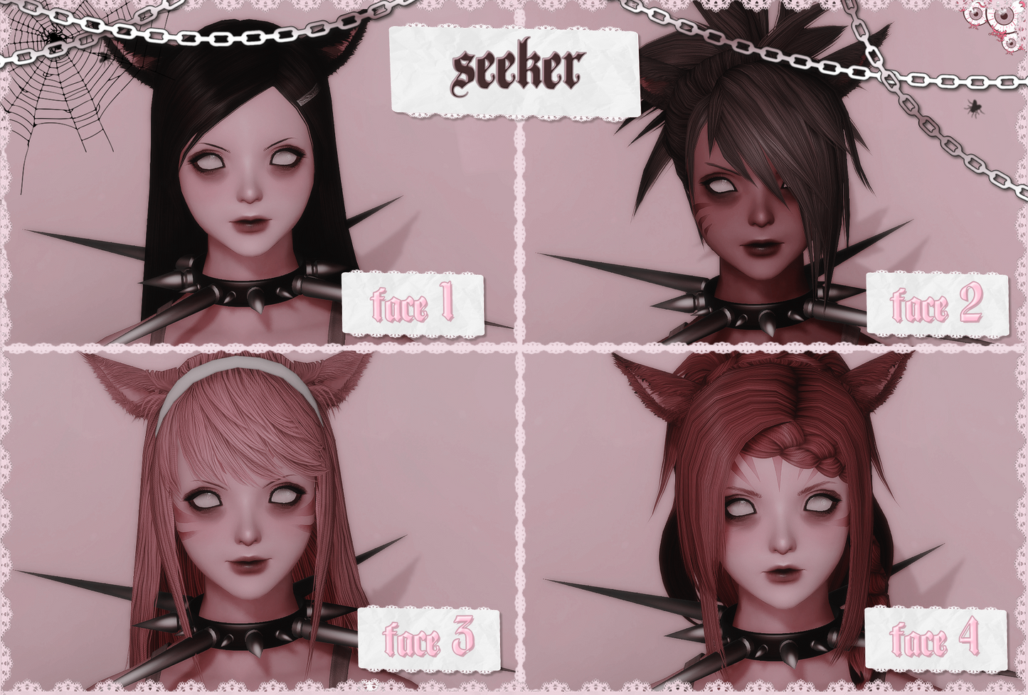 「7.0」(hyper) insomnie — makeup for Marie sculpt + every female