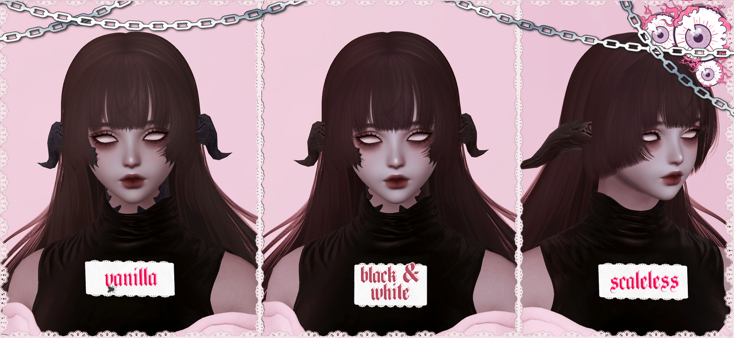 「7.0」(hyper) insomnie — makeup for Marie sculpt + every female